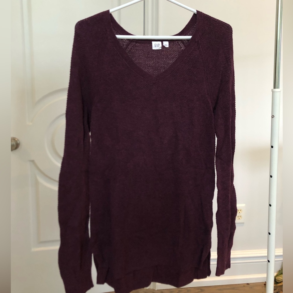 Gap berry knitted sweater - small